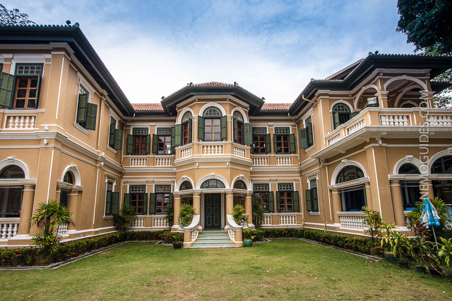 This amazing villa houses Blue Elephant restaurant in Phuket's old town.