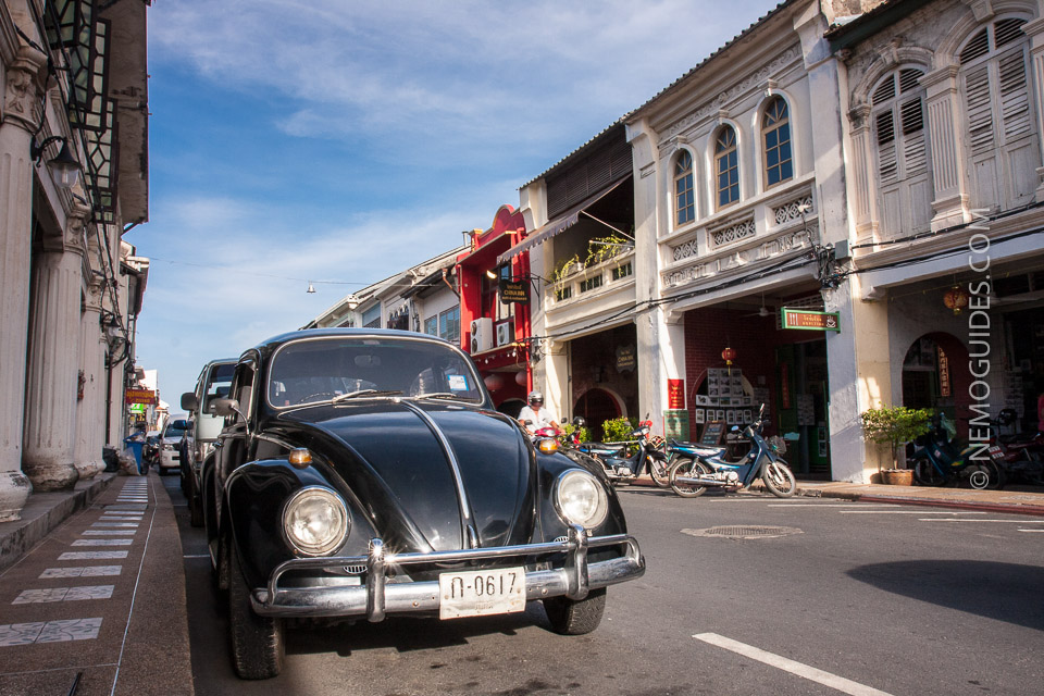 Phuket's Old Town is the best preserved historical city center in Thailand.