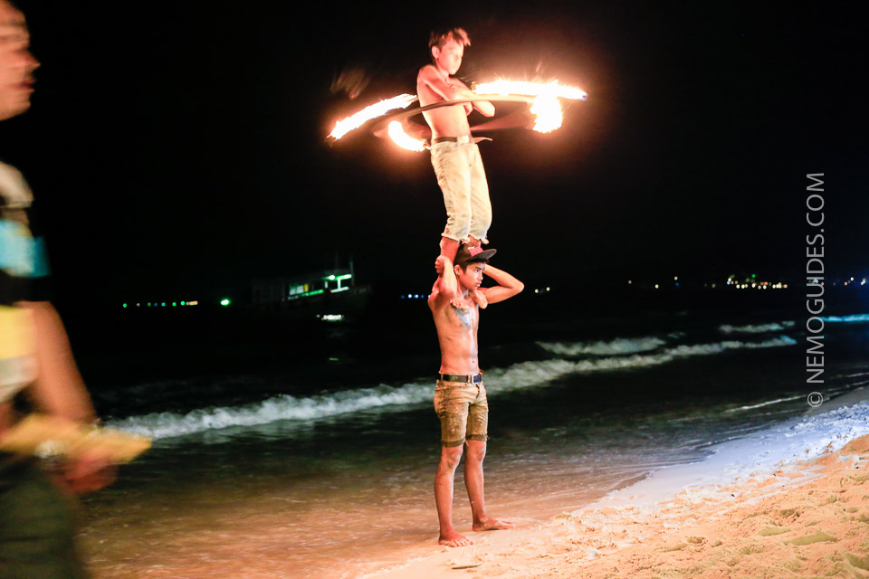 Ko Samet's fireshows are some of the best in Thailand.