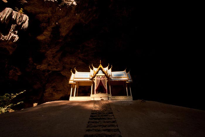 The cave pavilion close to Hua Hin.