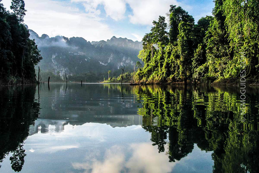 A visit to Khao Sok rainforest is a must for nature lovers.