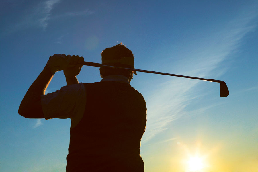 In summer time you can play golf late in to the night – thanks to the midnight sun.