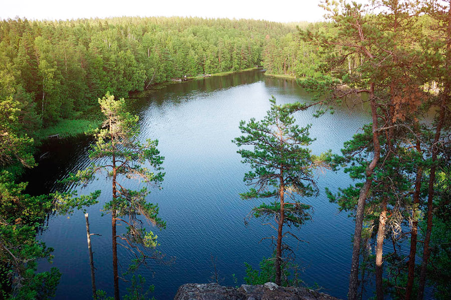 Nuuksio is a beautiful national park just next door the capital, Helsinki. Picture: Hendrik Morkel.