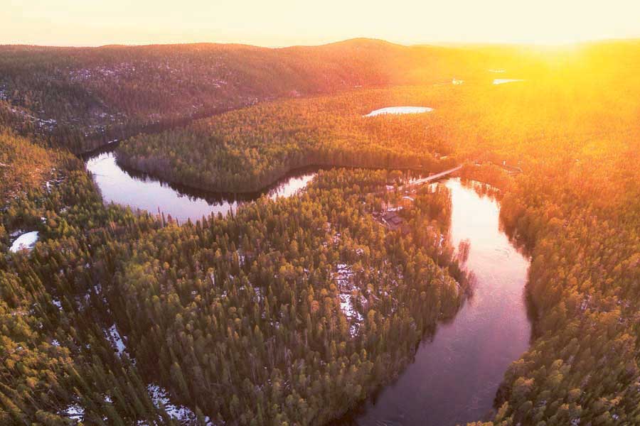 Oulanka National Park offers some of Finland's most beautiful hikes. Picture: Michael Matti