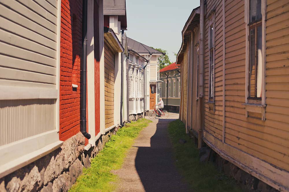 Wooden town of Rauma is a Unesco World Heritage Site. Photo: Jussi Hellstén